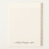 Personalisierter Planer für Hochzeitsrechner (Rückseite)