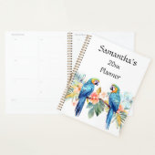 Personalisierter Planer für tropische Macaw Parrot (Anzeige)