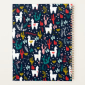 Personalisierter Planer mit Alpacas (Rückseite)