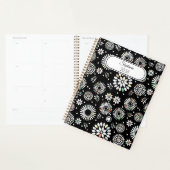 Personalisierter Planer mit geometrischen Blumen (Anzeige)