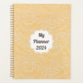 Personalisierter Planer William Morris Larkspur (Vorderseite)