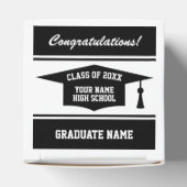 Personalisierter Platz Hochschule Abschlussfeier Geschenkschachtel (Oben)