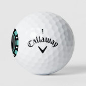 Personalisierter Poker-Chip Callaway-Golfgeschenk Golfball (Logo)