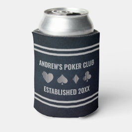 Personalisierter Poker Club Kühler Dosenkühler
