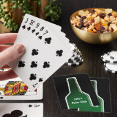 Personalisierter Poker mit Bierflasche Spielkarten (In Situ)