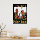Personalisierter Poker Poster (Küche)