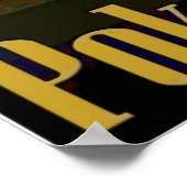 Personalisierter Poker Poster (Ecke)