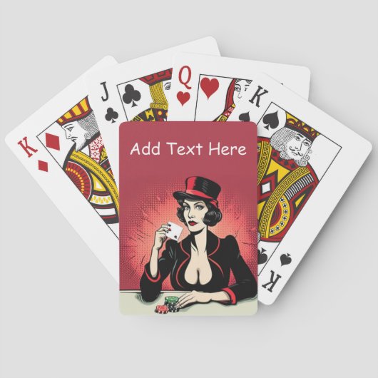 Personalisierter Poker Spielkarten (Rückseite)