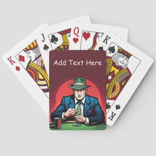 Personalisierter Poker Spielkarten (Rückseite)