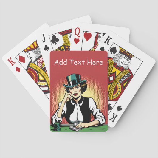 Personalisierter Poker Spielkarten (Rückseite)