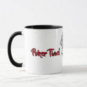 Personalisierter Poker Tasse Skeletthand (Links)