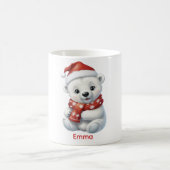 Personalisierter Polar Bär Kinder Tasse (Mittel)