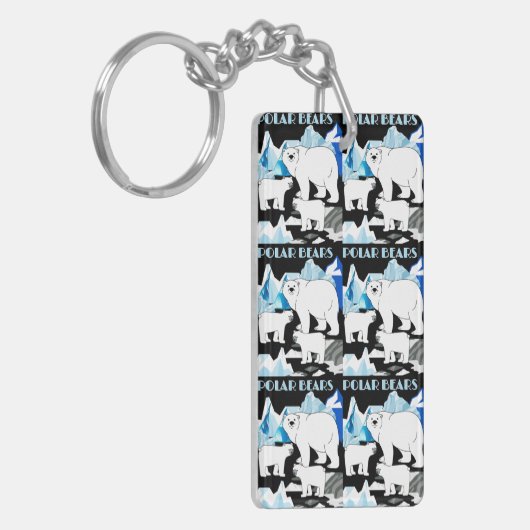 Personalisierter Polar Schlüsselanhänger (Vorderseite links)