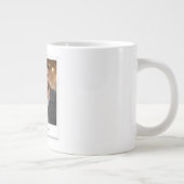 Personalisierter Polaroid-Fotomug mit Datum Jumbo-Tasse (Rechts)