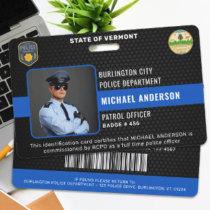 Personalisierter Polizeibeamten-Dienstausweis Ausweis