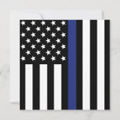 Personalisierter Polizeibeamter Dankeschön-Karte Dankeskarte (Rückseite)