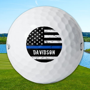 Personalisierter Polizeibeamter für die Flagge mit Golfball