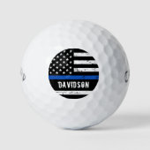 Personalisierter Polizeibeamter für die Flagge mit Golfball (Vorderseite)