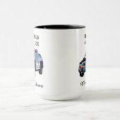 Personalisierter Polizeibeamter Kaffeemaschine Tas Tasse (Zentrum)