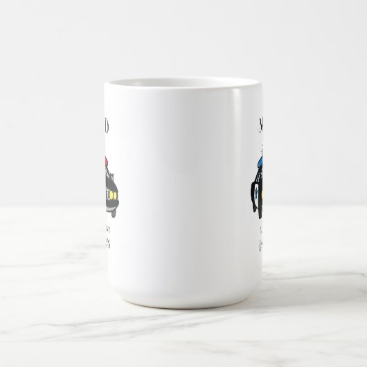 Personalisierter Polizeibeamter Kaffeetasse (Mittel)