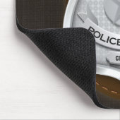 Personalisierter Polizeibeamter Sheriff Polizist N Mousepad (Ecke)