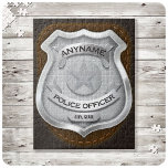 Personalisierter Polizeibeamter Sheriff Polizist N Puzzle<br><div class="desc">Personalisierter NAME Polizeibeamter Sheriff Polizist Abzeichen Design mit texturiertem Hintergrund. - Passen Sie Ihren Namen oder Ihren benutzerdefinierten Text an! Filme Highway Patrolman</div>