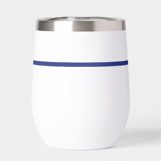 Personalisierter Polizeibeamter Thin Blue Line (Rückseite)