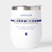 Personalisierter Polizeibeamter Thin Blue Line (Links)