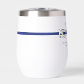 Personalisierter Polizeibeamter Thin Blue Line (Vorderseite)