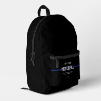 Personalisierter Polizeibeamter Thin Blue Line