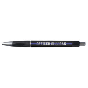 Personalisierter Polizeibeamter Thin Blue Line Kugelschreiber