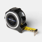 Personalisierter Polizeibeamter Thin Blue Line Maßband (Winkel)