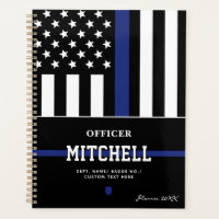 Personalisierter Polizeibeamter Thin Blue Line