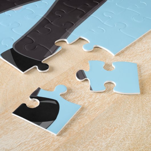 Personalisierter Polizeibeamter und Patrouillenkin Puzzle (Seite)