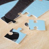 Personalisierter Polizeibeamter und Patrouillenwag Puzzle (Seite)