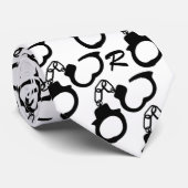 Personalisierter Polizist fesselt Krawatte (Gerollt)