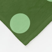 Personalisierter Polka Dot-Werfer-Schuppen (Hunter Fleecedecke (Ecke)