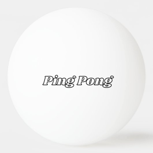Personalisierter Pong-Ball mit benutzerdefiniertem Tischtennisball (Vorderseite)