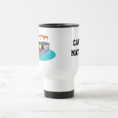 Personalisierter Pontoon Boat Travel Mug Reisebecher (Mittel)