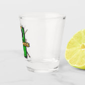 Personalisierter Pool Hall NAME 8 Ball Crown Billi Schnapsglas (Rechts)