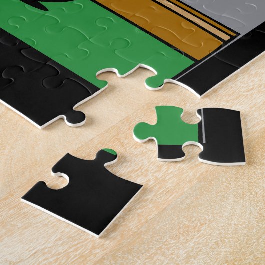 Personalisierter Pool Player Billiards Jigsaw Puzz Puzzle (Seite)