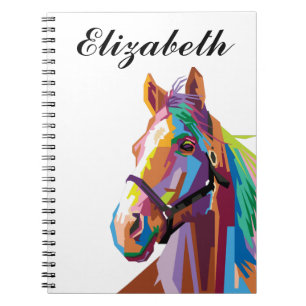Personalisierter Pop Art Horte Notebook Notizblock