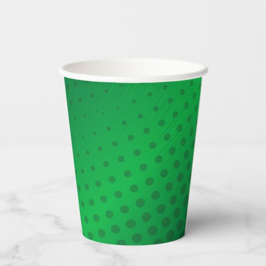 Personalisierter Pop Art Weihnachten Comic Pappbecher (Rückseite)