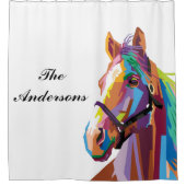 Personalisierter Pop Duschvorhang (Vorderseite)