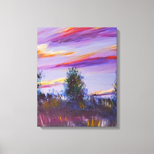 Personalisierter Post-Impressionismus Frische Land Leinwanddruck (Vorderseite)