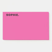 Personalisierter Post-It-Hinweis für Minimalistisc Post-it Klebezettel (Vorderseite)