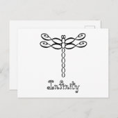 Personalisierter Postkarte (Vorne/Hinten)