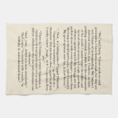 Personalisierter Preis für Buchpreisangebot Geschirrtuch (Horizontal)