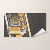 Personalisierter Premium Cold Beer Tasse Pub Bar Badhandtuch Set (Handtuch)