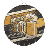 Personalisierter Premium Cold Beer Tasse Pub Bar Dartscheibe (vorne)